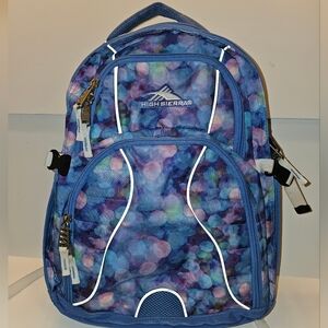 High Sierra Multicolor Backpack with Abstract Design